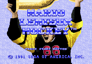 Заставка игры Mario Lemieux Hockey
